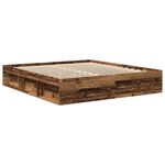 Casa si Gradina - Mobilier - Paturi si accesorii - Paturi - Cadru de pat fara saltea Lemn vechi 180x200cm Lemn prelucrat - Infinity.ro