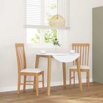 Casa si Gradina - Mobilier - Scaune si fotolii - Scaune - Scaune de sufragerie cu perne 2 buc din cauciuc din lemn masiv - Infinity.ro