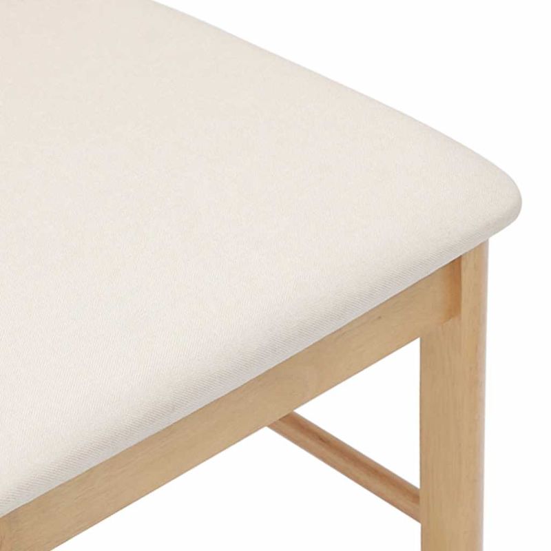 Casa si Gradina - Mobilier - Scaune si fotolii - Scaune - Scaune de sufragerie cu perne 2 buc din cauciuc din lemn masiv - Infinity.ro