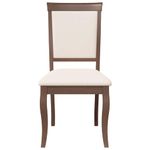 Casa si Gradina - Mobilier - Scaune si fotolii - Scaune - Scaune sufragerie cu perne 2 buc. cauciuc din lemn masiv maro - Infinity.ro