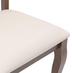 Casa si Gradina - Mobilier - Scaune si fotolii - Scaune - Scaune sufragerie cu perne 2 buc. cauciuc din lemn masiv maro - Infinity.ro