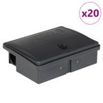 Casa si Gradina - Gradinarit si plante - Intretinere gradina - Articole daunatori gradina - Capcane pentru soareci 20 buc Negru 13x10x4 cm - Infinity.ro