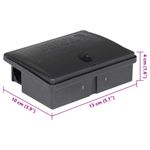 Casa si Gradina - Gradinarit si plante - Intretinere gradina - Articole daunatori gradina - Capcane pentru soareci 20 buc Negru 13x10x4 cm - Infinity.ro