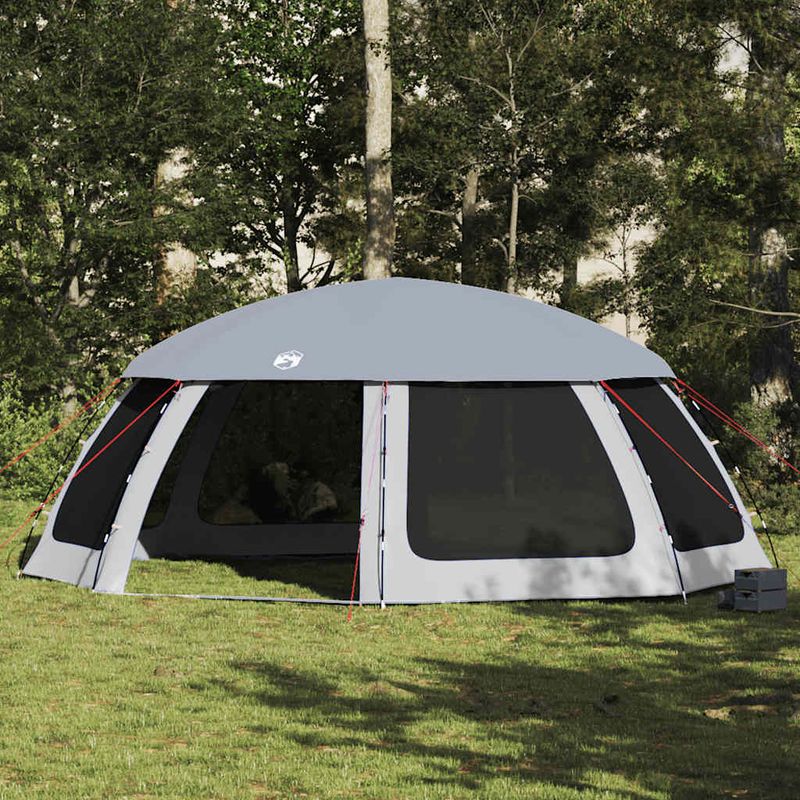 Sport si Outdoor - Camping - Corturi camping - Cort piscina cu pereti detasabili pentru acoperis si plasa, gri - Infinity.ro
