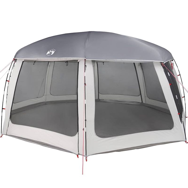 Sport si Outdoor - Camping - Corturi camping - Cort piscina cu pereti detasabili pentru acoperis si plasa, gri - Infinity.ro