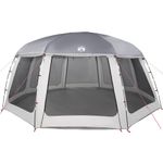 Sport si Outdoor - Camping - Corturi camping - Cort piscina cu pereti detasabili pentru acoperis si plasa, gri - Infinity.ro