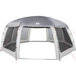 Sport si Outdoor - Camping - Corturi camping - Cort piscina cu pereti detasabili pentru acoperis si plasa, gri - Infinity.ro