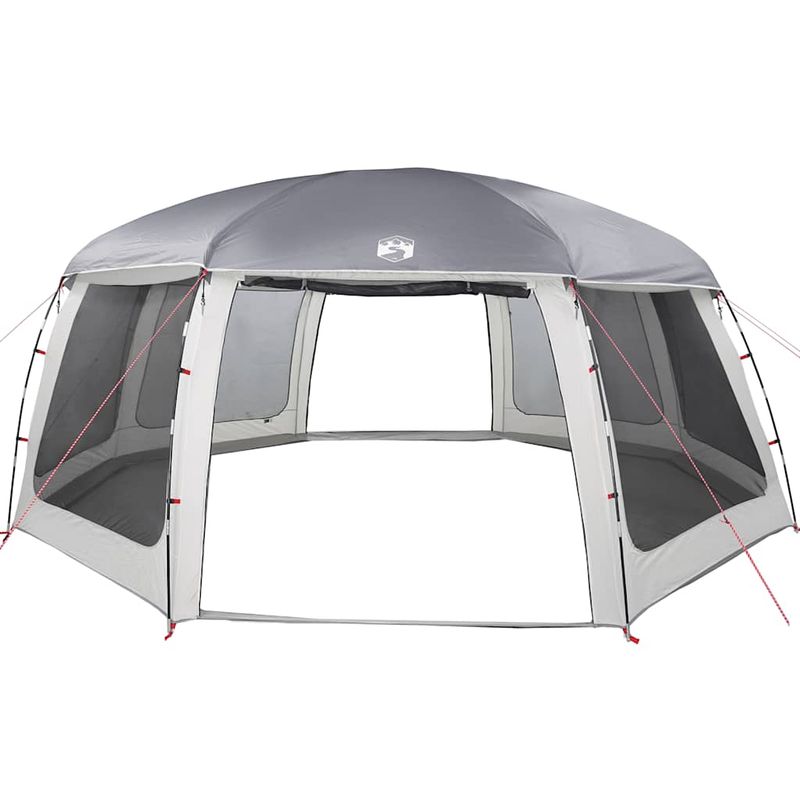 Sport si Outdoor - Camping - Corturi camping - Cort piscina cu pereti detasabili pentru acoperis si plasa, gri - Infinity.ro