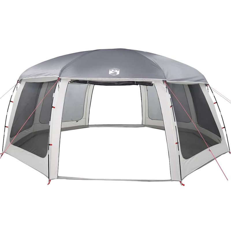 Sport si Outdoor - Camping - Corturi camping - Cort piscina cu pereti detasabili pentru acoperis si plasa, gri - Infinity.ro