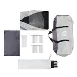 Sport si Outdoor - Camping - Corturi camping - Cort piscina cu pereti detasabili pentru acoperis si plasa, gri - Infinity.ro
