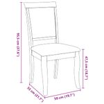 Casa si Gradina - Mobilier - Scaune si fotolii - Scaune - Scaune de sufragerie cu perne 2 buc cauciuc din lemn masiv alb - Infinity.ro