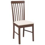 Casa si Gradina - Mobilier - Scaune si fotolii - Scaune - Scaune sufragerie cu perne 2 buc. cauciuc din lemn masiv maro - Infinity.ro