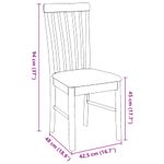 Casa si Gradina - Mobilier - Scaune si fotolii - Scaune - Scaune de sufragerie cu perne 2 buc cauciuc din lemn masiv alb - Infinity.ro