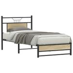 Casa si Gradina - Mobilier - Paturi si accesorii - Paturi - Cadru pat fara saltea, stejar sonoma 80x200 cm lemn prelucrat - Infinity.ro