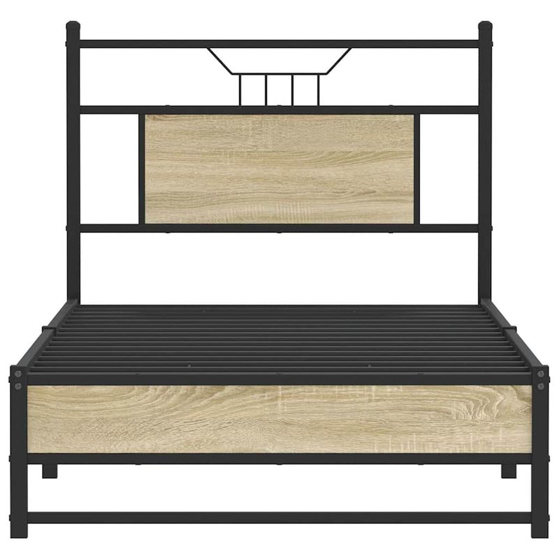 Casa si Gradina - Mobilier - Paturi si accesorii - Paturi - Cadru pat fara saltea, stejar sonoma 80x200 cm lemn prelucrat - Infinity.ro