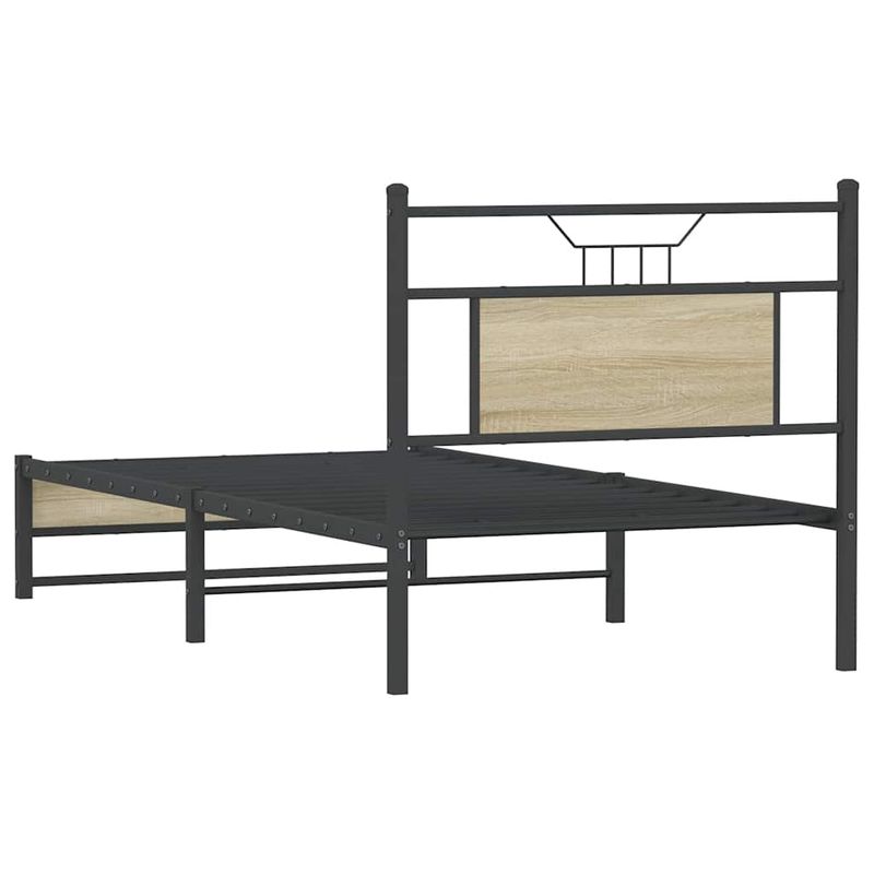 Casa si Gradina - Mobilier - Paturi si accesorii - Paturi - Cadru pat fara saltea, stejar sonoma 80x200 cm lemn prelucrat - Infinity.ro