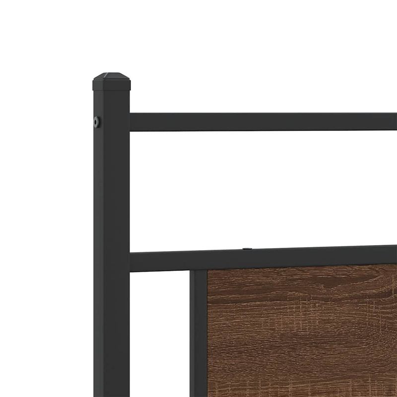 Casa si Gradina - Mobilier - Paturi si accesorii - Paturi - Cadru pat fara saltea, stejar maro, 100x190 cm, lemn prelucrat - Infinity.ro