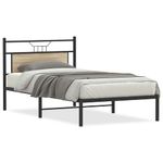 Casa si Gradina - Mobilier - Paturi si accesorii - Paturi - Cadru pat fara saltea, stejar sonoma 100x190 cm lemn prelucrat - Infinity.ro