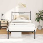 Casa si Gradina - Mobilier - Paturi si accesorii - Paturi - Cadru pat fara saltea, stejar sonoma 100x190 cm lemn prelucrat - Infinity.ro