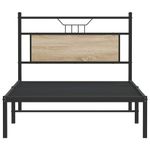 Casa si Gradina - Mobilier - Paturi si accesorii - Paturi - Cadru pat fara saltea, stejar sonoma 100x190 cm lemn prelucrat - Infinity.ro