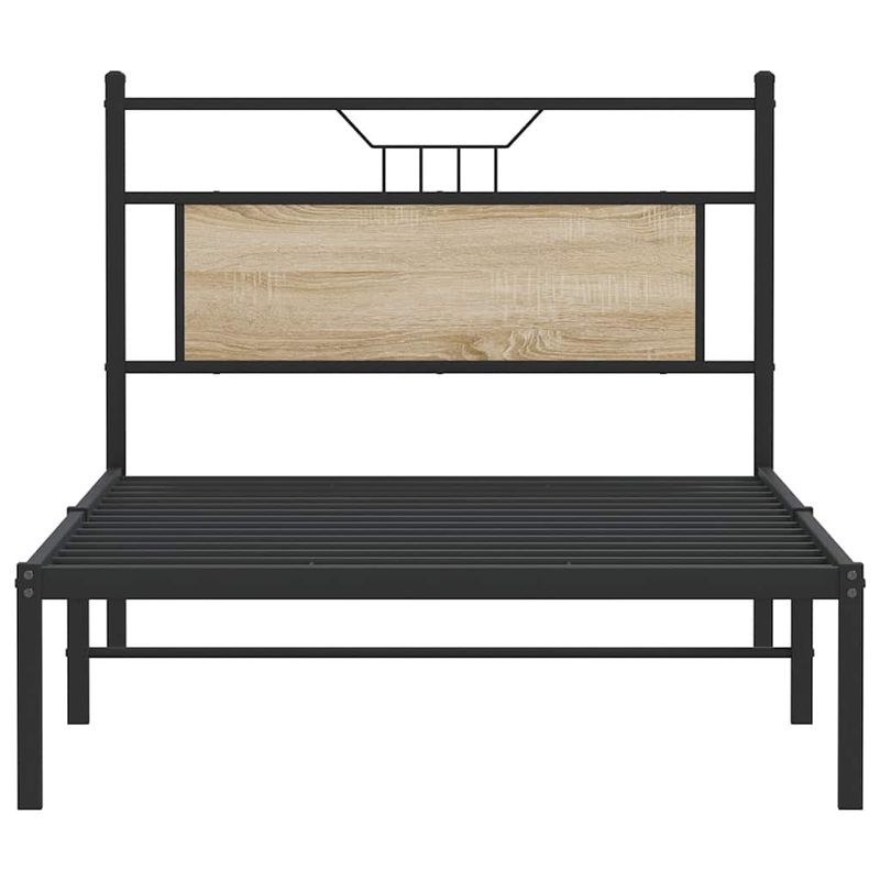 Casa si Gradina - Mobilier - Paturi si accesorii - Paturi - Cadru pat fara saltea, stejar sonoma 100x190 cm lemn prelucrat - Infinity.ro