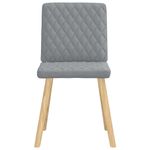Casa si Gradina - Mobilier - Scaune si fotolii - Scaune - Scaune de sufragerie, 6 buc., gri deschis, material textil - Infinity.ro