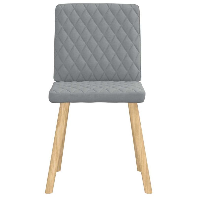 Casa si Gradina - Mobilier - Scaune si fotolii - Scaune - Scaune de sufragerie, 6 buc., gri deschis, material textil - Infinity.ro