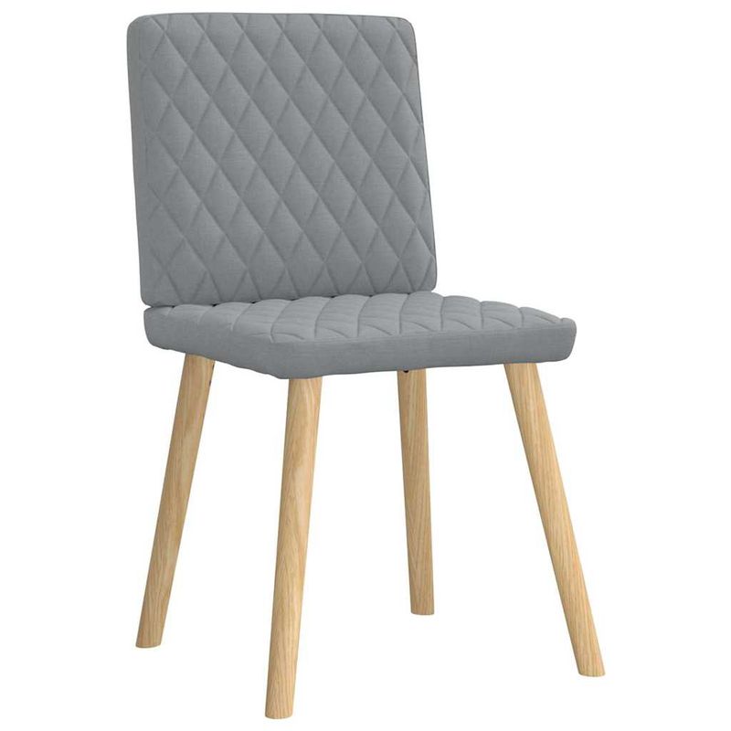 Casa si Gradina - Mobilier - Scaune si fotolii - Scaune - Scaune de sufragerie, 6 buc., gri deschis, material textil - Infinity.ro