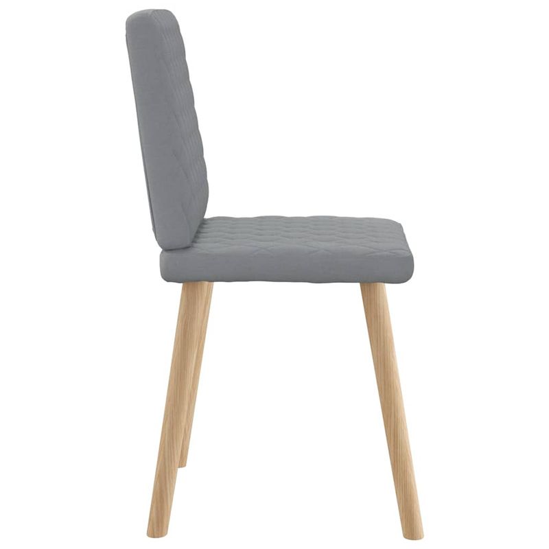 Casa si Gradina - Mobilier - Scaune si fotolii - Scaune - Scaune de sufragerie, 6 buc., gri deschis, material textil - Infinity.ro