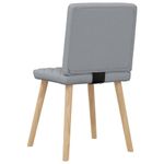 Casa si Gradina - Mobilier - Scaune si fotolii - Scaune - Scaune de sufragerie, 6 buc., gri deschis, material textil - Infinity.ro