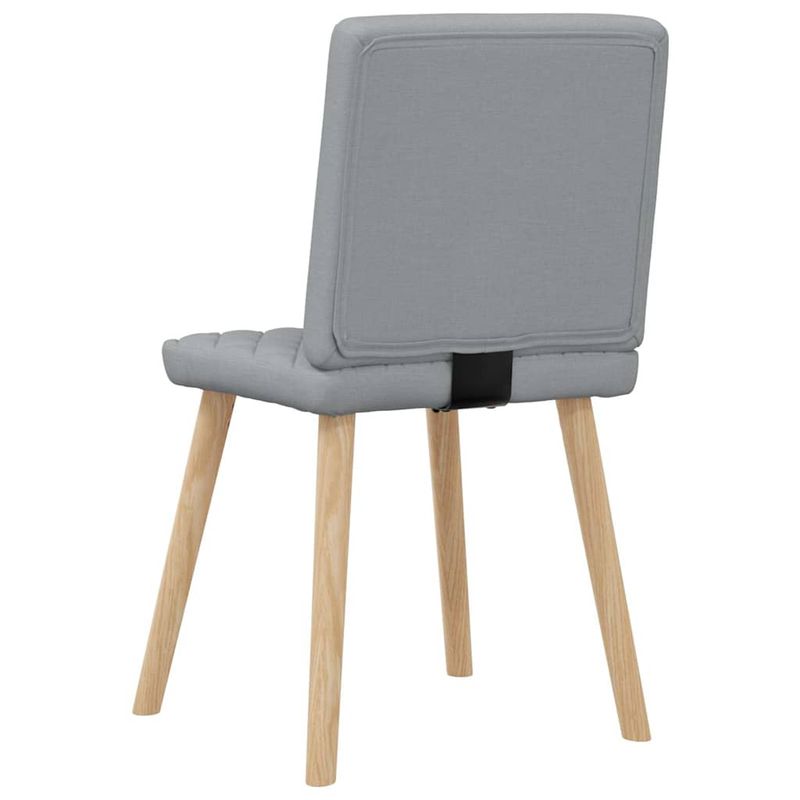 Casa si Gradina - Mobilier - Scaune si fotolii - Scaune - Scaune de sufragerie, 6 buc., gri deschis, material textil - Infinity.ro