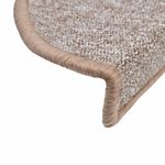 Casa si Gradina - Textile si covoare - Covoare - Covoare casa - Covorase scara 20 buc maro deschis 56x17x3 cm - Infinity.ro