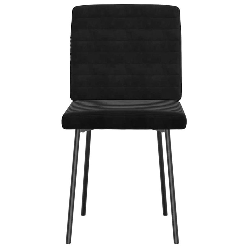 Casa si Gradina - Mobilier - Scaune si fotolii - Scaune - Scaune de bucatarie, 2 buc., negru, catifea - Infinity.ro