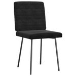 Casa si Gradina - Mobilier - Scaune si fotolii - Scaune - Scaune de bucatarie, 2 buc., negru, catifea - Infinity.ro