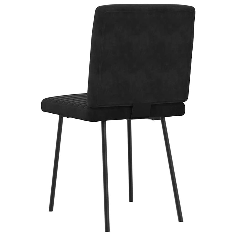 Casa si Gradina - Mobilier - Scaune si fotolii - Scaune - Scaune de bucatarie, 2 buc., negru, catifea - Infinity.ro
