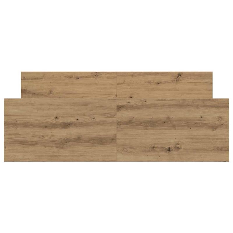Casa si Gradina - Mobilier - Paturi si accesorii - Paturi - Cadru pat fara saltea Stejar Artisan 140x190cm Lemn prelucrat - Infinity.ro