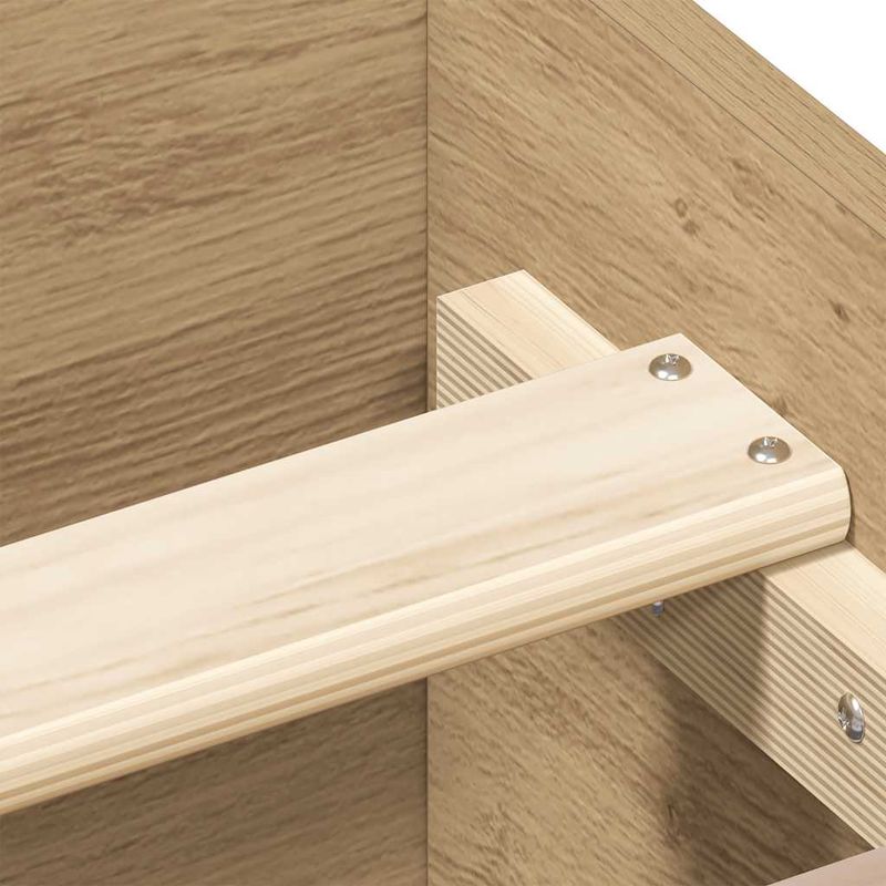 Casa si Gradina - Mobilier - Paturi si accesorii - Paturi - Cadru pat fara saltea Stejar Artisan 140x190cm Lemn prelucrat - Infinity.ro