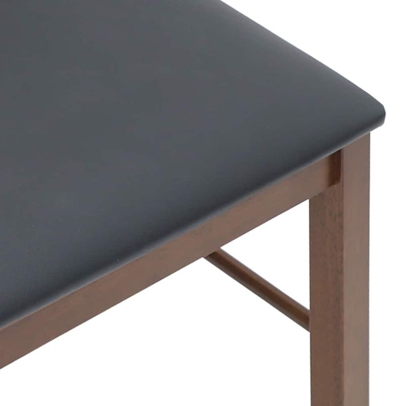 Casa si Gradina - Mobilier - Scaune si fotolii - Scaune - Scaune sufragerie cu perne 2 buc. cauciuc din lemn masiv maro - Infinity.ro