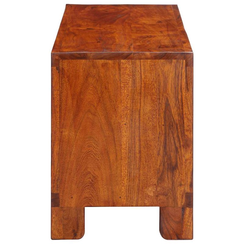 Casa si Gradina - Mobilier - Dulapuri si sifoniere - Dulapuri - Dulap TV multicolor 110x30x40 din lemn masiv de salcam - Infinity.ro