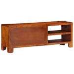 Casa si Gradina - Mobilier - Dulapuri si sifoniere - Dulapuri - Dulap TV multicolor 110x30x40 din lemn masiv de salcam - Infinity.ro