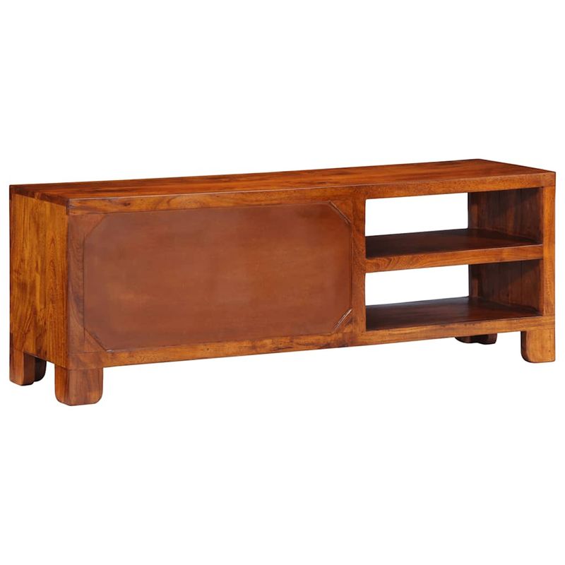 Casa si Gradina - Mobilier - Dulapuri si sifoniere - Dulapuri - Dulap TV multicolor 110x30x40 din lemn masiv de salcam - Infinity.ro