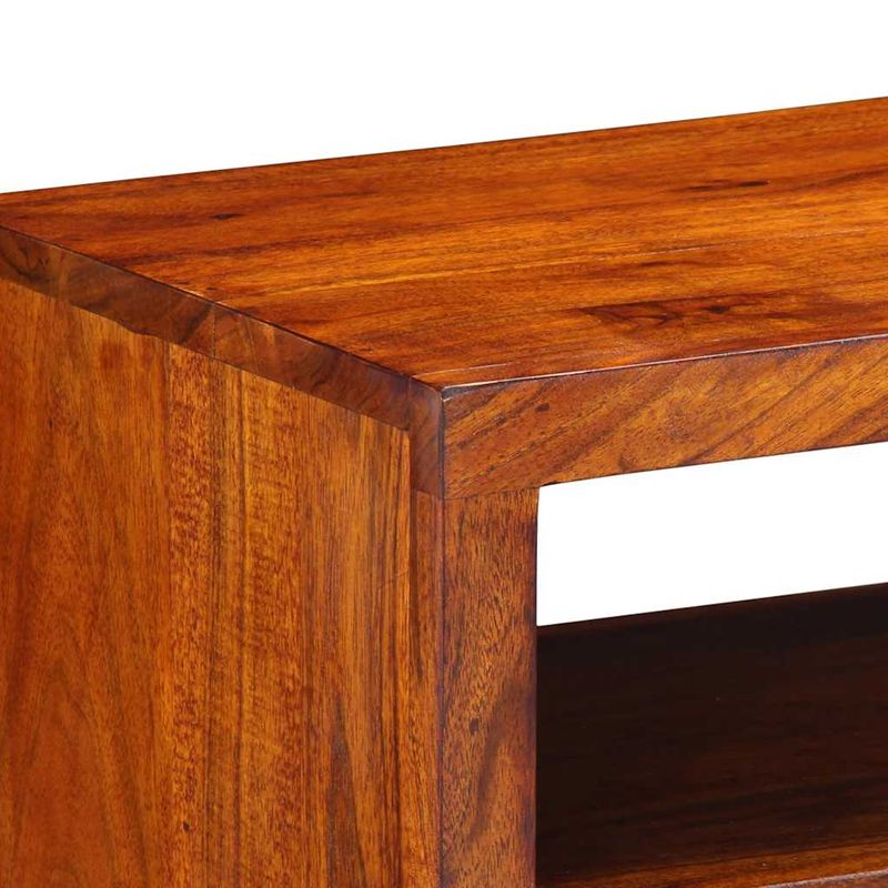 Casa si Gradina - Mobilier - Dulapuri si sifoniere - Dulapuri - Dulap TV multicolor 110x30x40 din lemn masiv de salcam - Infinity.ro