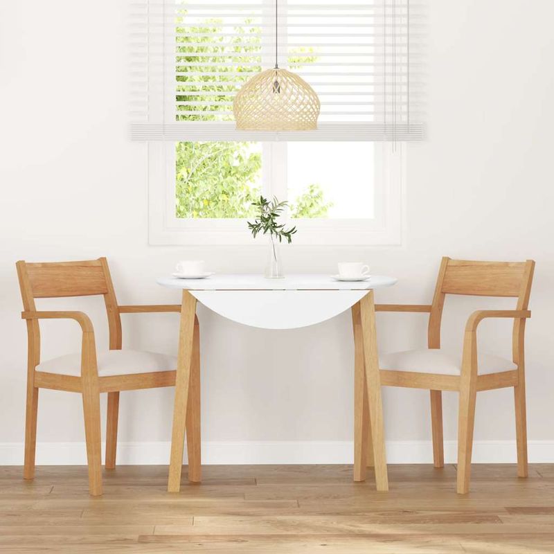 Casa si Gradina - Mobilier - Scaune si fotolii - Scaune - Scaune sufragerie cu perne 2 buc cauciuc din lemn masiv natural - Infinity.ro