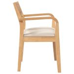 Casa si Gradina - Mobilier - Scaune si fotolii - Scaune - Scaune sufragerie cu perne 2 buc cauciuc din lemn masiv natural - Infinity.ro
