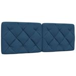 Casa si Gradina - Mobilier - Paturi si accesorii - Paturi - Cadru de pat cu LED fara saltea Albastru 140x190 cm Material - Infinity.ro