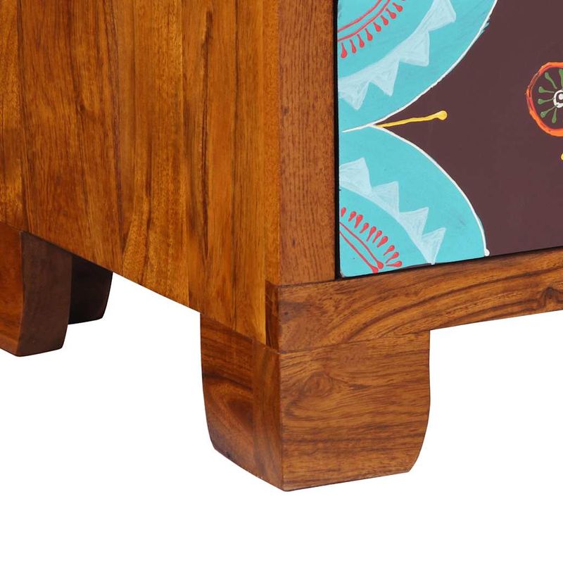 Casa si Gradina - Mobilier - Comode si corpuri - Comode - Bufeta multicolor 50x35x60 din lemn masiv de salcam - Infinity.ro