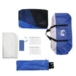 Sport si Outdoor - Camping - Corturi camping - Cort piscina cu pereti detasabili cu acoperis și plasa, mărime 510x510 cm - Infinity.ro