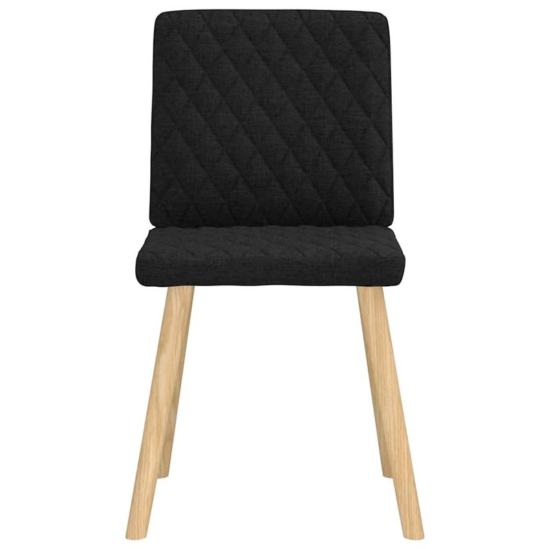 Casa si Gradina - Mobilier - Scaune si fotolii - Scaune - Scaune de sufragerie 6 buc. negru material textil - Infinity.ro