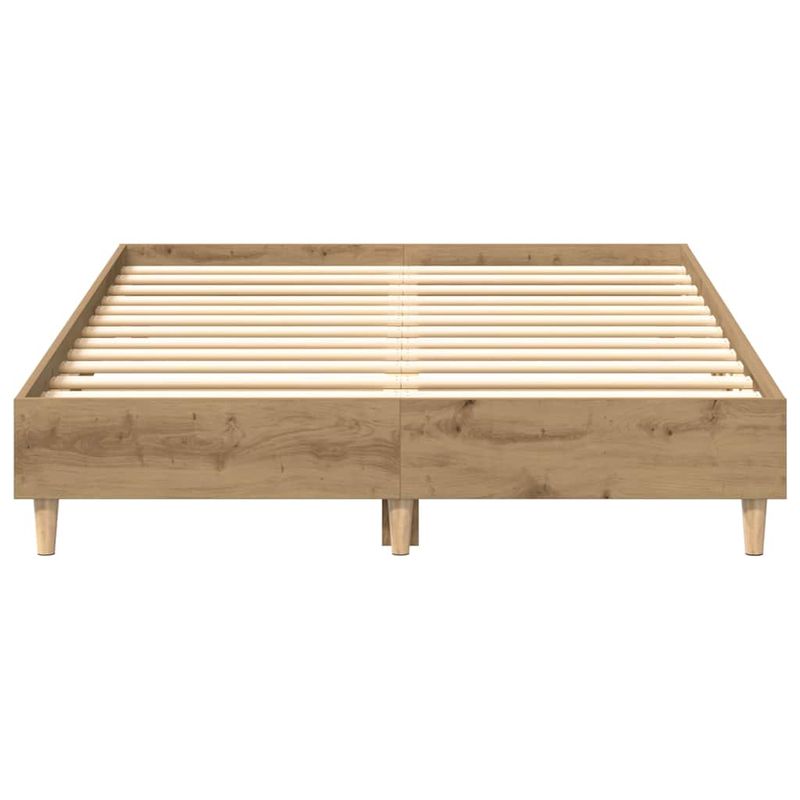 Casa si Gradina - Mobilier - Paturi si accesorii - Paturi - Cadru pat fara saltea Stejar Artisan 120x200 cm Lemn prelucrat - Infinity.ro