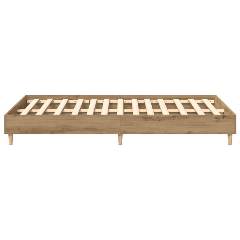 Casa si Gradina - Mobilier - Paturi si accesorii - Paturi - Cadru pat fara saltea Stejar Artisan 120x200 cm Lemn prelucrat - Infinity.ro